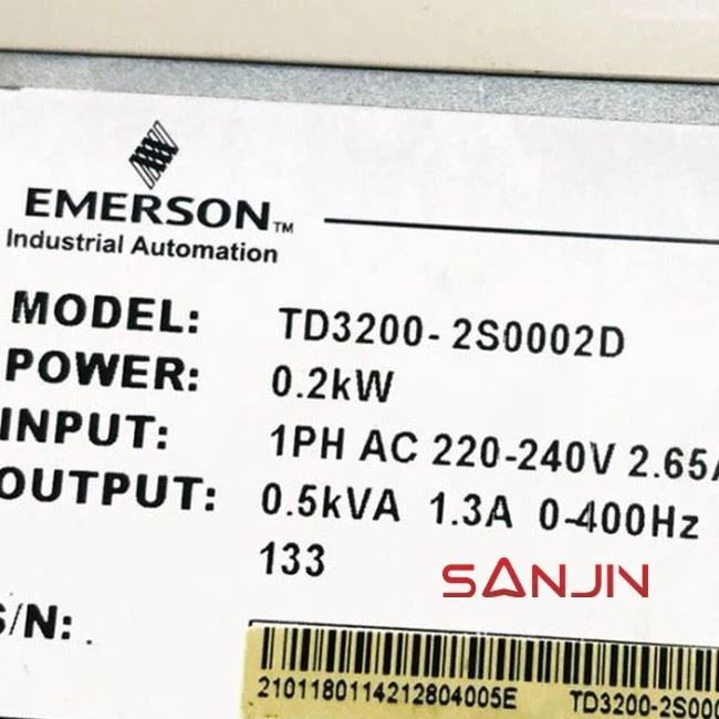 Emerson TD3200-2S0002D 0.2KW-2S0004D 0.4KW elevator door machine special inverter