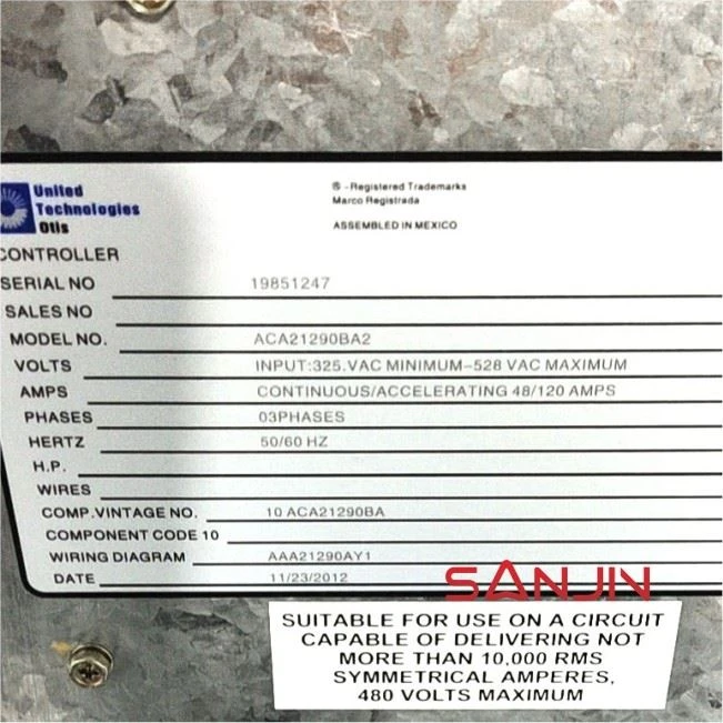 OTIS OVF30 ACA21290BA2 ACA21290BA4